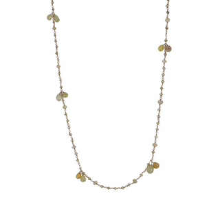 Tenenbaum Workshop 18K Gold Diamond Bead Necklace