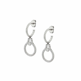 Michael M White 14K Gold Diamonds Drop Earrings