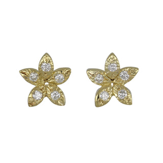 Tenenbaum Workshop 18K Gold Diamonds Stud Earrings