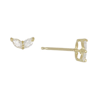 Tenenbaum Workshop 18K Gold Diamond Cluster Stud Earrings