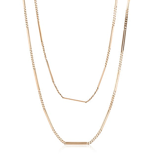 Victorian 14K Gold Link Necklace