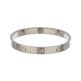 Estate Cartier 18K White Gold 'Love' Bracelet