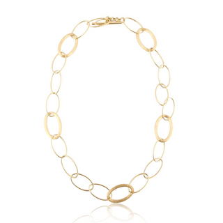 Antonio Papini 18K Gold Link Necklace