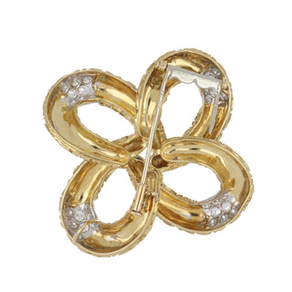 Van Cleef & Arpels Two-Tone G&PT Diamonds Pin