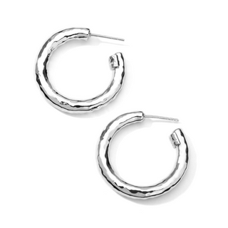 Ippolita Sterling Silver Classico Small Hammered Hoop Earrings