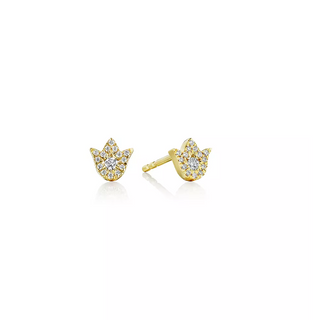 Verragio 18K Gold Diamonds Stud Earrings