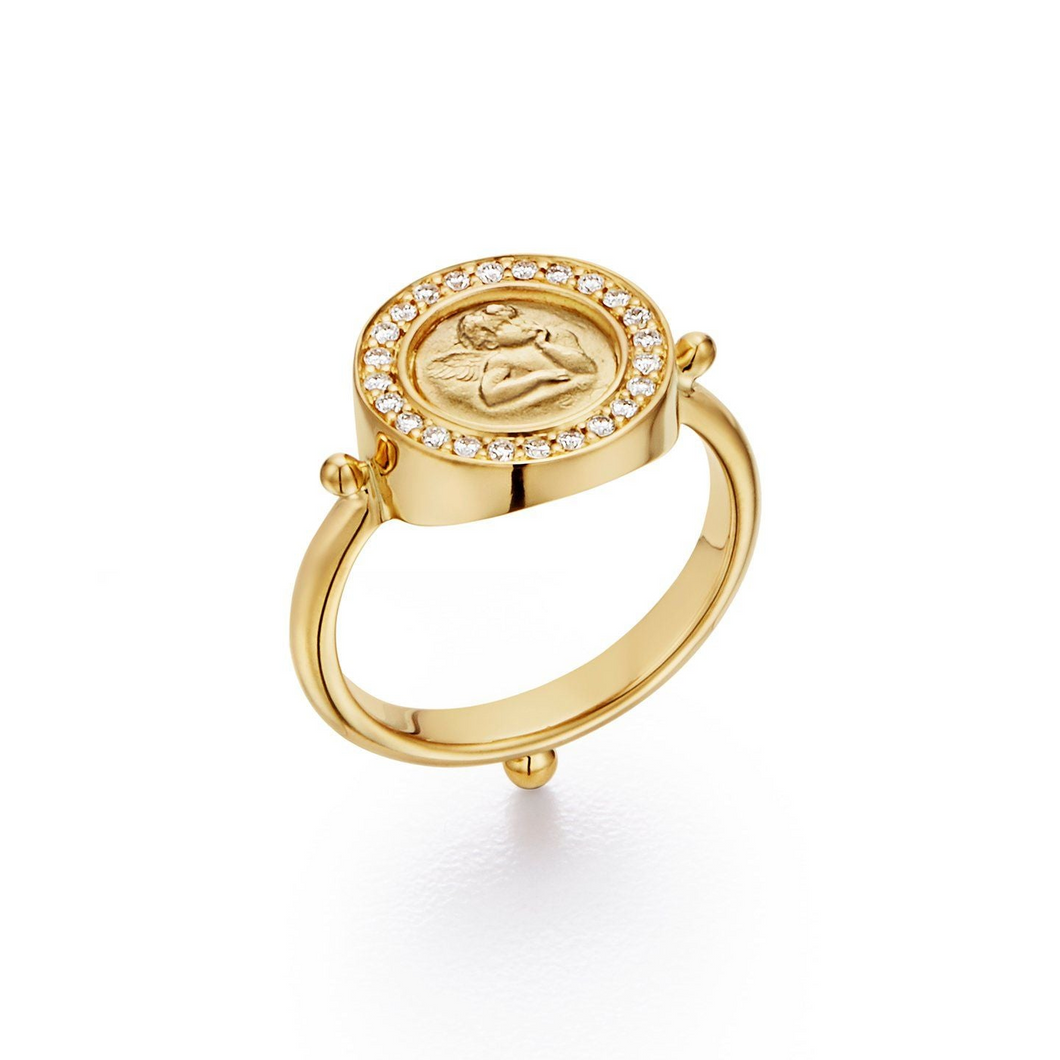 Temple St Clair 18K Gold Cluster Ring