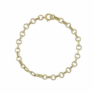 Mid-Century 14K Gold Cable Bracelet