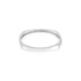 Vincent Peach Sterling Silver Bangle Bracelet