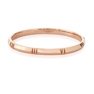 Estate Tiffany & Co. 18K Rose Gold Atlas Bangle Bracelet