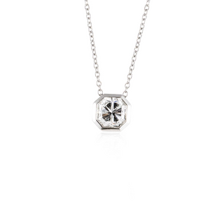 Vintage/Estate White Platinum Diamond Pendant Necklace