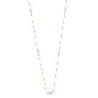 Mastoloni 14K Gold Chain with Pearl