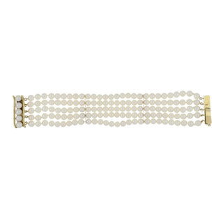 Vintage/Estate 14K Gold Akoya Pearl Multi Strand Bracelet