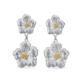 Buccellati Sterling Silver } Drop Earrings