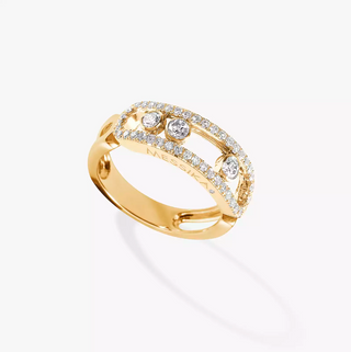 Messika 18K Gold Move Classique Pavé Diamond Ring