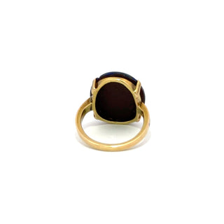 14K Gold Lapis Cocktail Ring