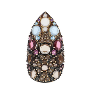 Pasquale Bruni 18K Rose Gold Multi-Gemstone Cocktail Ring