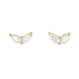 Tenenbaum Workshop 18K Gold Diamond Cluster Stud Earrings