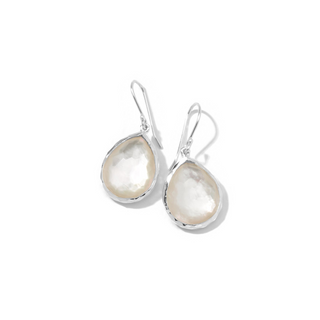 Ippolita Sterling Silver Mother Of Pearl Drop Earrings with Rock Crystal