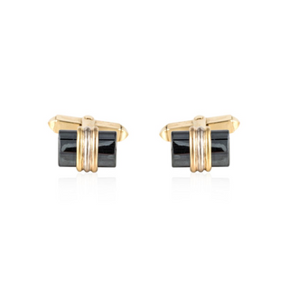 Deakin & Francis 18K Gold Hematites Cufflinks