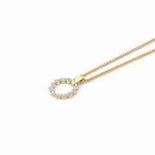 Load image into Gallery viewer, Michael M 14K Gold Round Cut Diamond Pendant Necklace
