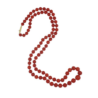 Fred Leighton 18K Gold Corals Bead Necklace