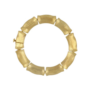 Mid-Century 18K Gold Link Bracelet