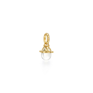 Temple St Clair 18K Gold Rock Crystal Drop with Diamond