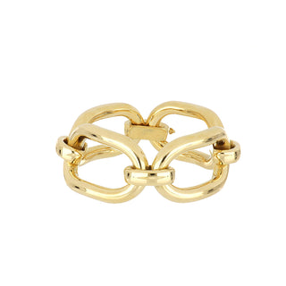 Antonio Papini 18K Gold Open Link Bracelet