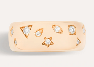 Pomellato 18K Rose Gold Diamond Iconica Ring