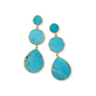 Ippolita 18K Gold Tortoise Shells Drop Earrings