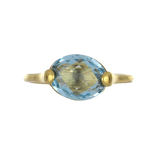 Antonio Papini 18K Gold Solitaire Ring