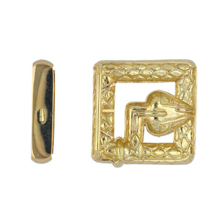 Vintage 1990s David Webb 18K Gold Snake Belt Buckle