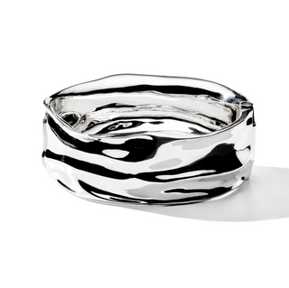 Ippolita Sterling Silver Classico Criush Wide Bangle Bracelet