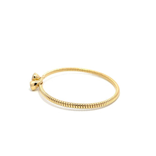 Antonio Papini 18K Gold Diamonds Bangle Bracelet