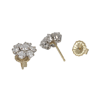 Tenenbaum Workshop 18K White Gold Diamon Stud Earrings