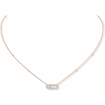 Messika 18K Rose Gold Diamond Pendant Necklace