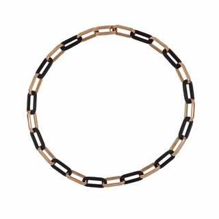 Antonio Papini 18K Gold Link Necklace