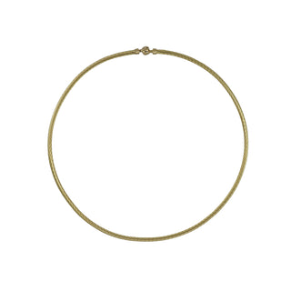 Estate David Yurman 18K Gold Choker Necklace