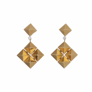 Aletto Brothers 18K Gold Diamonds Drop Earrings