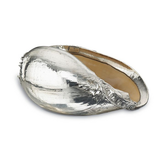 Buccellati Sterling Silver Coated Small Melo Diamdema Shell