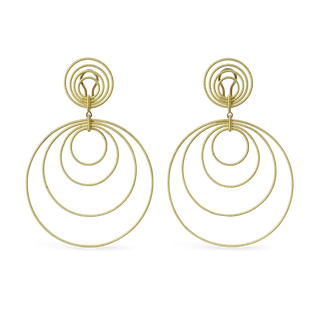 Buccellati 18K Gold Multi Drop Earrings