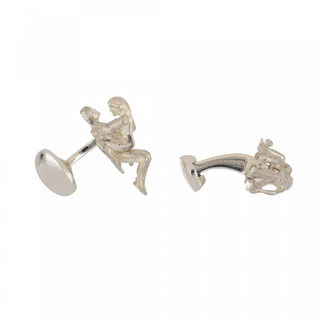 Deakin & Francis Sterling Silver Erotic Couple Cufflinks