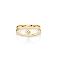 Load image into Gallery viewer, Michael M Yellow 14K Gold Princess Cut Diamond Other
