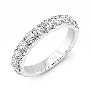 Tenenbaum Collection White 14K Gold Round Brilliant-Cut Diamonds Half Band