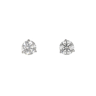 Tenenbaum Workshop 18K White Gold Diamond Stud Earrings with Diamond