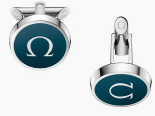 Omega Stainless Steel Cufflinks