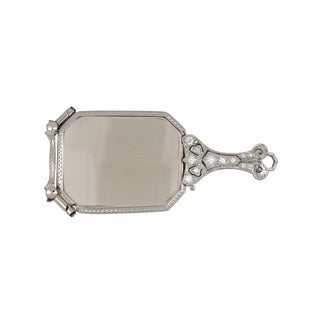 Art Deco Tiffany & Co. Platinum Spectacle Drop Pendant with Diamonds