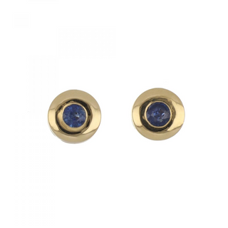 Tenenbaum Workshop 18K Gold Sapphires Stud Earrings