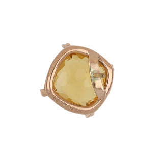 Lisa Nik 18K Rose Gold Citrine Stud Earrings